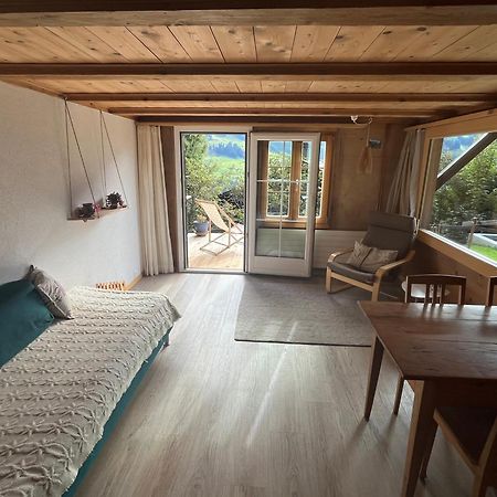 Chalet Sonnenheim, Wohnung Mit Panoramafenster Adelboden Exterior foto