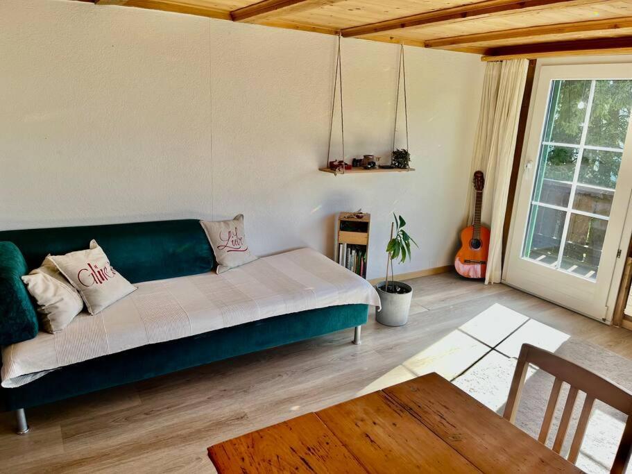 Chalet Sonnenheim, Wohnung Mit Panoramafenster Adelboden Exterior foto